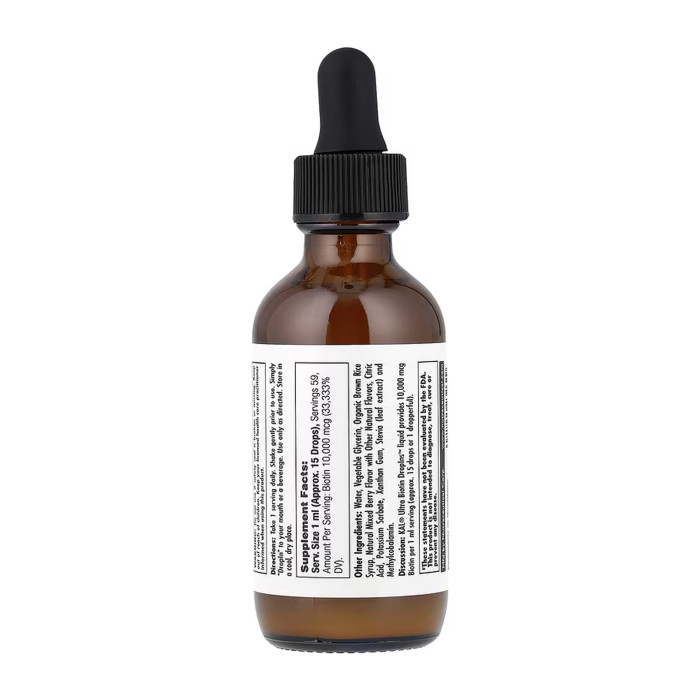 KAL Ultra Biotin 10000mcg - 59 ml Mixed Berry