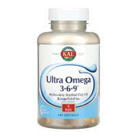 KAL Ultra Omega 3-6-9 1200mg - 100 softgels