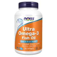 Now Foods Ultra Omega-3 Fish Oil - 180 Softgels
