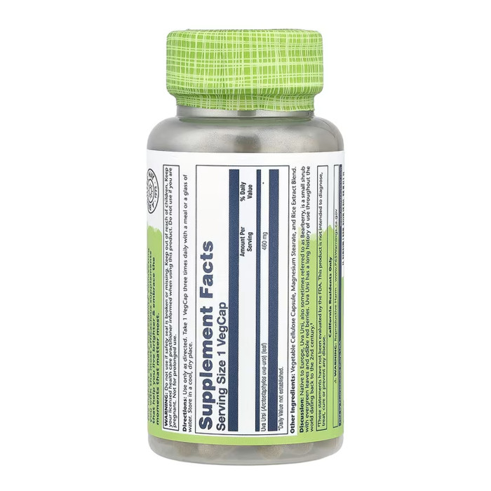 Solaray Uva Ursi 460mg - 100 vcaps