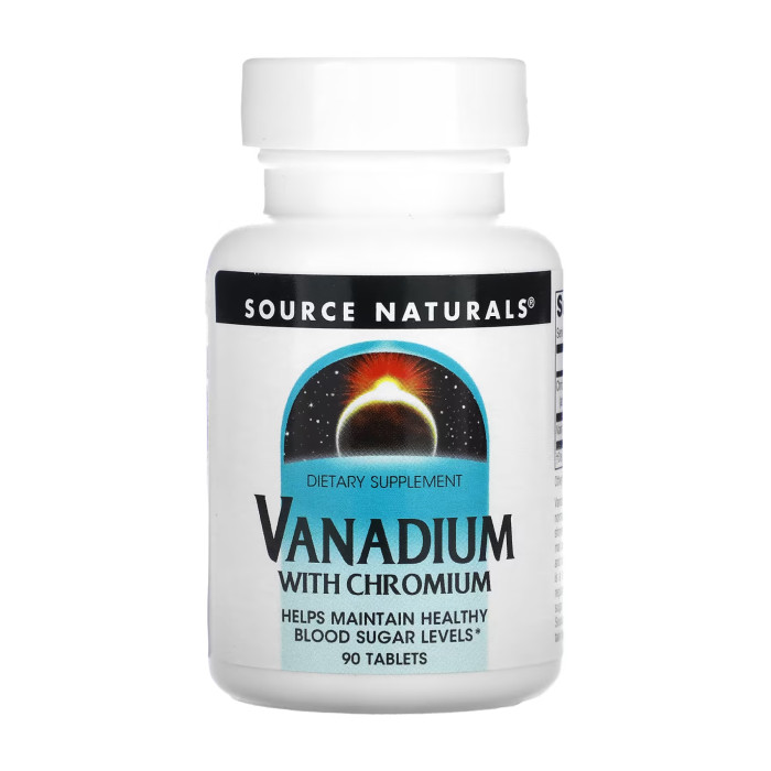 Source Naturals Vanadium with Chromium - 90 tabs