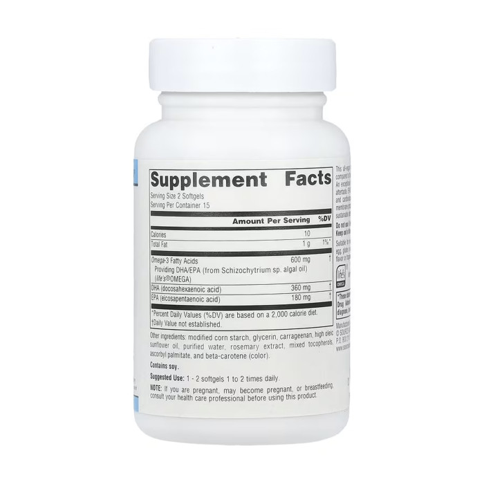 Source Naturals Vegan Omega-3s EPA-DHA 300 mg - 30 softgels