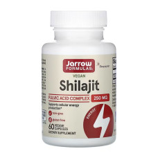 Jarrow Formulas Vegan Shilajit Fulvic Acid Complex 250mg - 60 vcaps (Затерта дата)