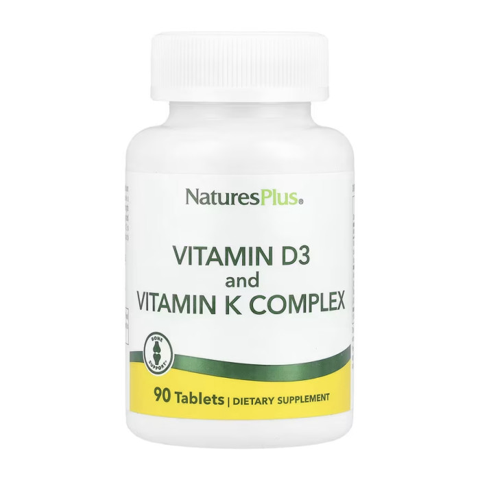 Nature's Plus Vit D3 K2 2500 IU/120 mcg - 90 tabs