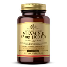 Solgar Vitamin E 67mg (100 IU) Mixed - 100 softgels