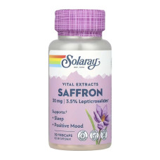 Solaray Vital Extracts Saffron - 30 vcaps