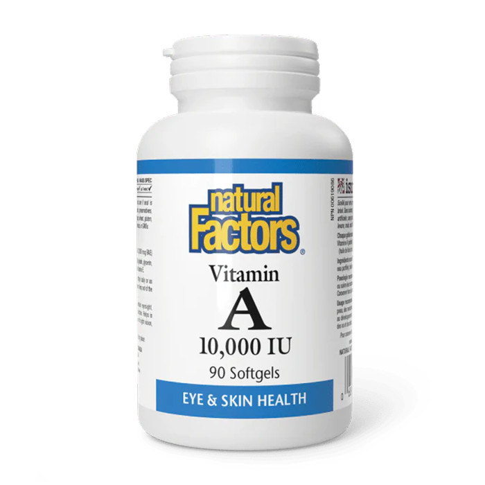 Natural Factors Vitamin A 10000 IU - 90 softgels