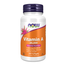 Now Foods A 25,000 IU - 250 sgels