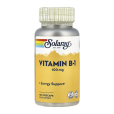 Solaray Vitamin B-1 100mg - 100 vcaps