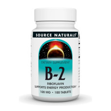 Source Naturals Vitamin B-2 100 mg - 100 tabs