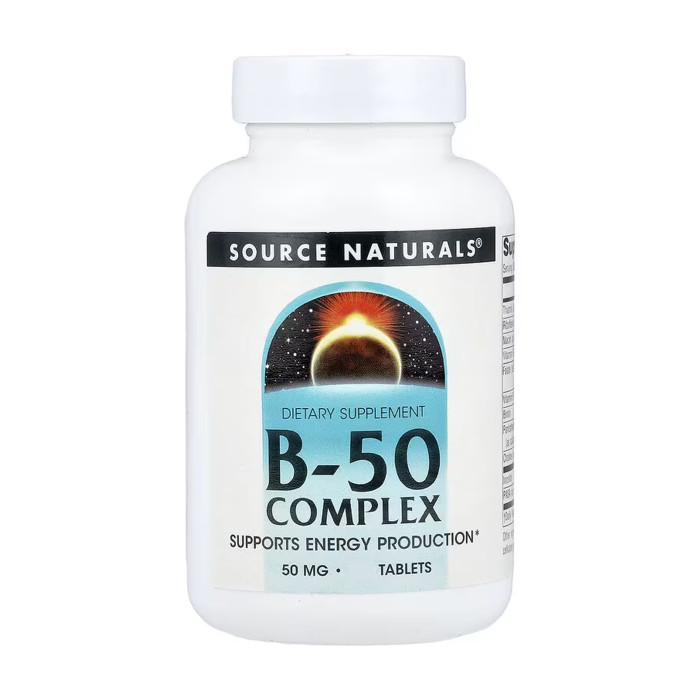 Source Naturals Vitamin B-50 Complex 50mg - 50 tabs
