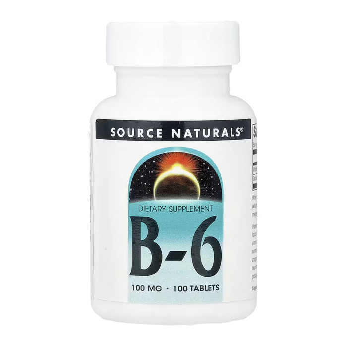 Source Naturals Vitamin B-6 100 mg - 100 tabs
