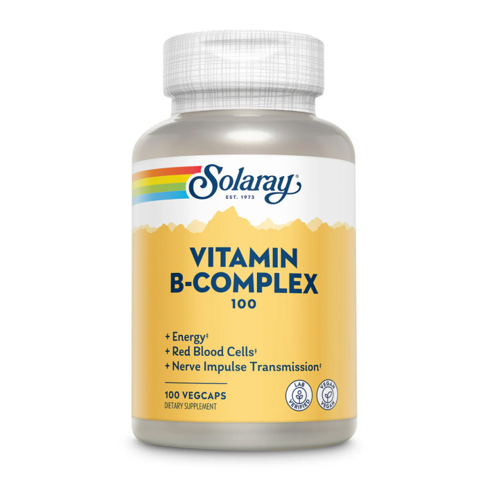 Solaray Vitamin B-Complex 100 - 100 vcaps