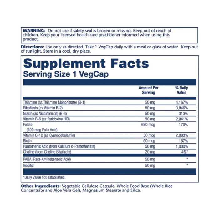 Solaray Vitamin B-Complex 50mg - 50 vcaps