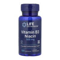 Life Extension Vitamin B3 Niacin 500 mg - 100 caps