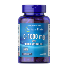 Puritans Pride Vitamin C-1000 mg with Bioflavonoids - 100 caps
