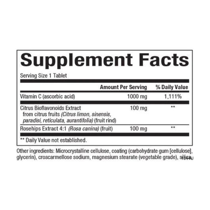Natural Factors Vitamin C 1000mg - 90 tabs
