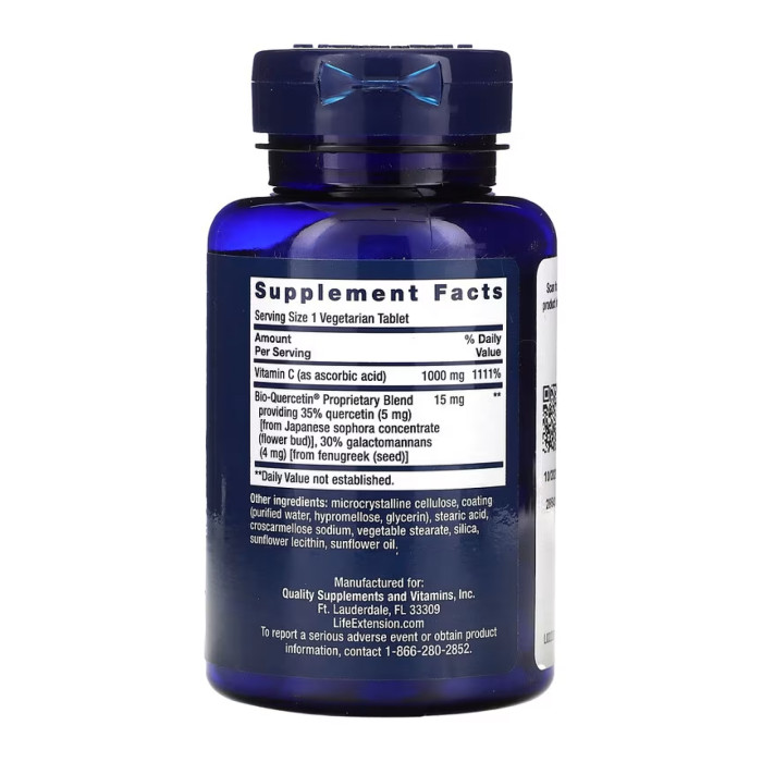Life Extension Vitamin C & Bio-Quercetin Phytosome - 60 vcaps