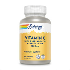 Solaray Vitamin C with Rose Hips, Acerola & Bioflavonoids 1000mg - 100 vcaps