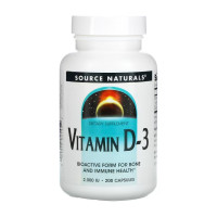 Source Naturals Vitamin D-3 2000 IU - 200 caps