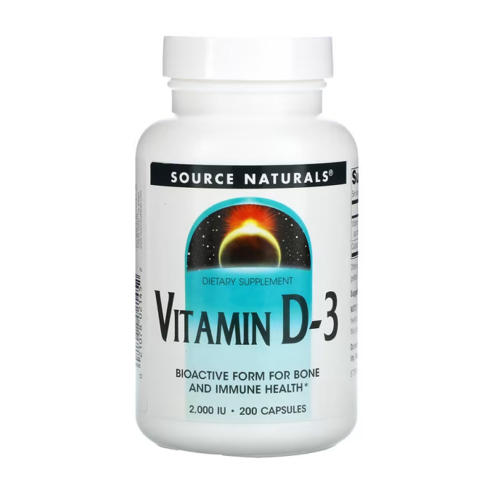 Source Naturals Vitamin D-3 2000 IU - 200 caps
