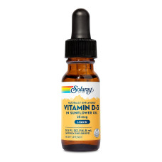 Solaray Vitamin D-3 25mcg - 14.8 ml