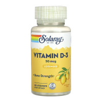 Solaray Vitamin D-3 50mcg - 60 lozenges