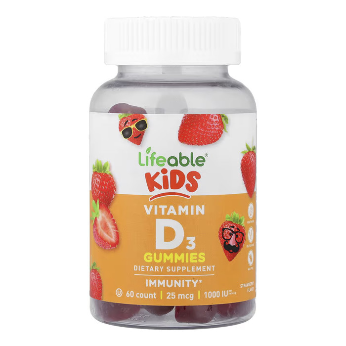 Lifeable Vitamin D Kids - 60 gummies