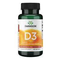 Swanson Vitamin D3 Highest Potency 5,000 IU (125 mcg) - 250 sgels
