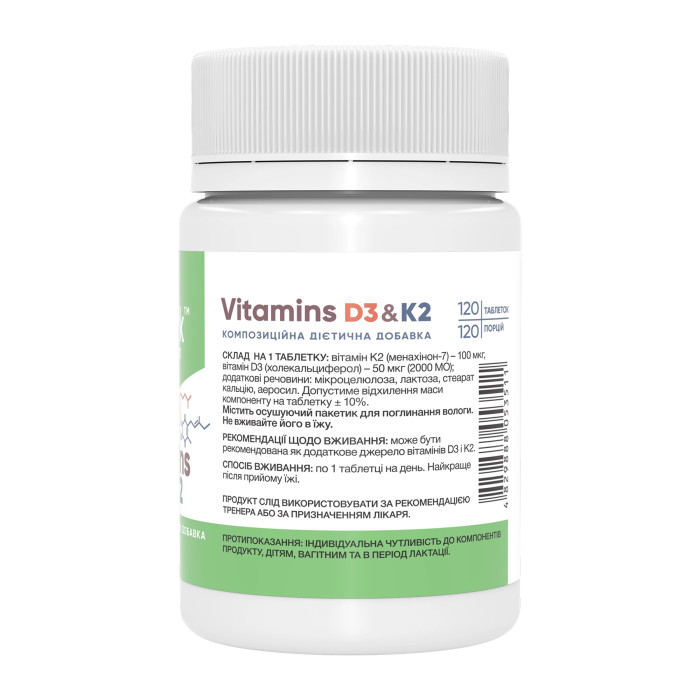 Stark Pharm Vitamin D3 & K2 - 120 tabs