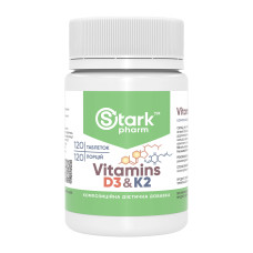 Stark Pharm Vitamin D3 & K2 - 120 tabs