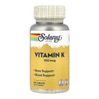 Solaray Vitamin K-1 100mcg - 100 tabs