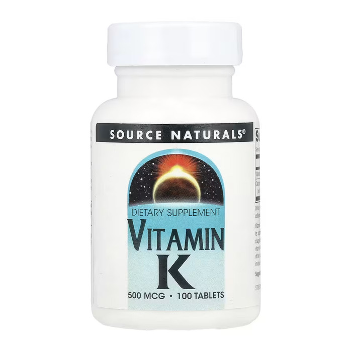 Source Naturals Vitamin K 500 mcg - 100 tabs