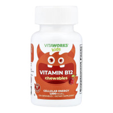 Lifeable VitaWorks Kids Vitamin B12 - 120 chewables (До 01.27)