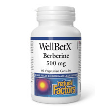 Natural Factors WellBetX Berberine 500mg - 60 vcaps
