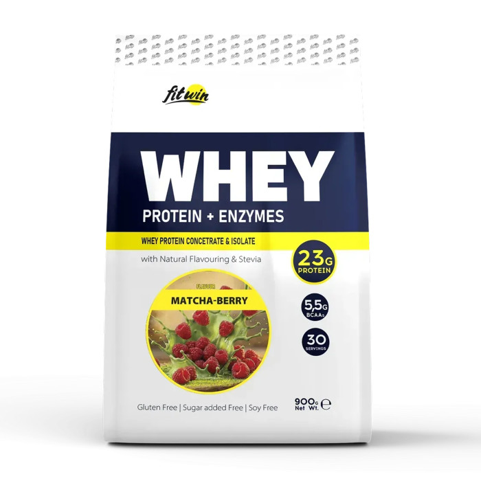 FitWin Whey - 900g Matcha-Berry