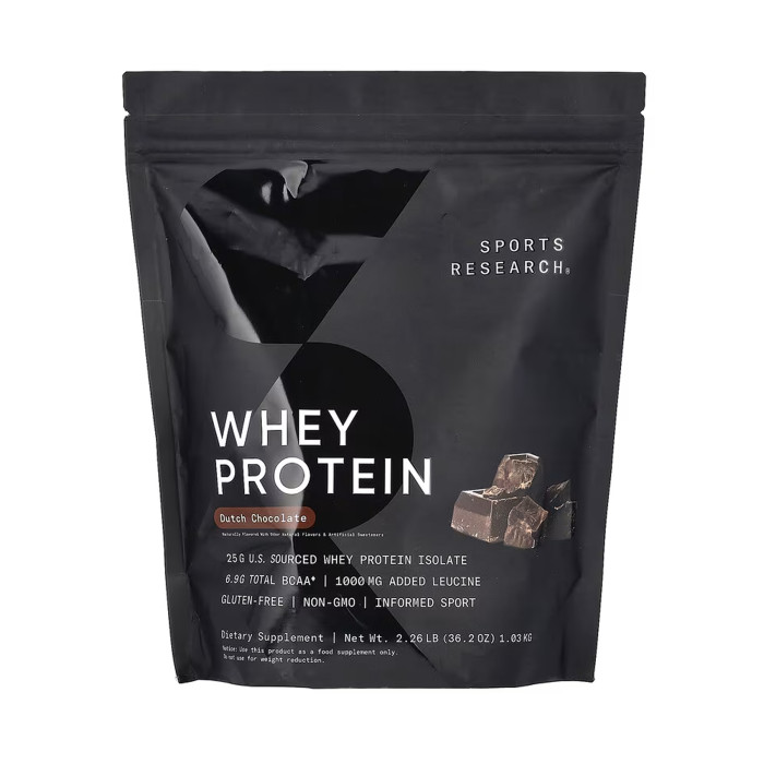 Sport Research Whey Protein Isolate - 1030g Chocolate