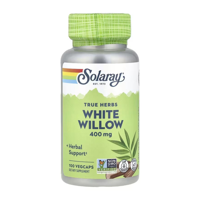 Solaray White Willow Bark 400mg - 100 vcaps