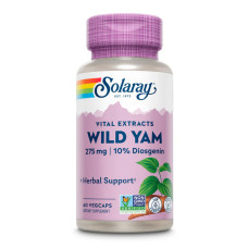 Solaray Wild Yam Root Extract 275mg - 60 vcaps