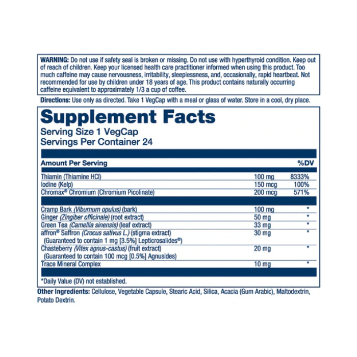 Solaray Womens Health Menstruation - 24 vcaps