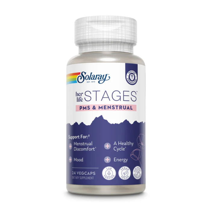 Solaray Womens Health Menstruation - 24 vcaps
