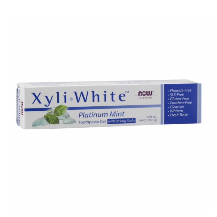 Now Foods Xyli White Toothpaste Gel - 181g Mint