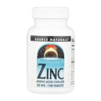 Source Naturals Zinc 50 mg - 100 tabs