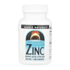 Source Naturals Zinc 50 mg - 100 tabs