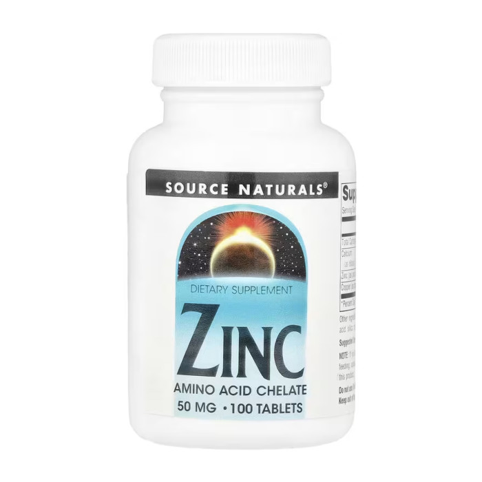 Source Naturals Zinc 50 mg - 100 tabs