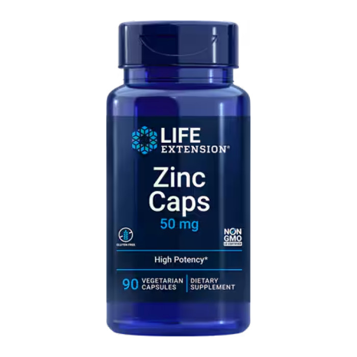 Life Extension Zinc Caps 50mg - 90 veg caps