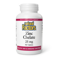 Natural Factors Zinc Chelate 25mg - 90 tabs