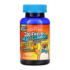21st Century Zoo Friends Multi Gummies Plus Extra C - 60 gummies