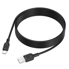 Кабель BOROFONE BX113 Lenny silicone charging data cable Type-C(L=2M) Black