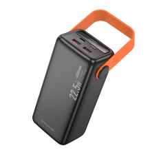 Зовнішній акумулятор BOROFONE BJ66 Magnifico 22.5W+PD20W fully compatible power bank (40000mAh) Black
